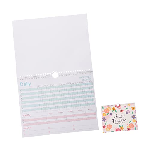 DOITOOL Kein Terminplaner Notizblöcke zur Gewohnheitsverfolgung Kalenderplaner Notizbuch aufgabenheft write board schülerkalender Planungshandbuch Notizblock für englische Planer Metall DOITOOL Kein Terminplaner Notizblöcke zur Gewohnheitsverfolgung Kalenderplaner Notizbuch aufgabenheft write board schülerkalender Planungshandbuch Notizblock für englische Planer Metall von DOITOOL