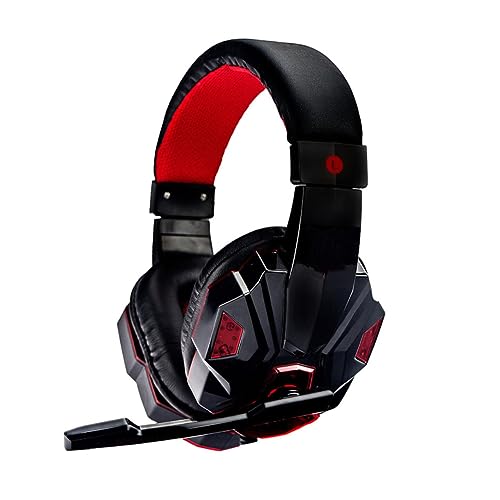 DOITOOL Kompatibles Gaming-Headset -kopfhörer Mit Rauschunterdrückung Weiche Ohrpolster 3 5 Mm Kabelgebundenes On-Ear-Headset von DOITOOL