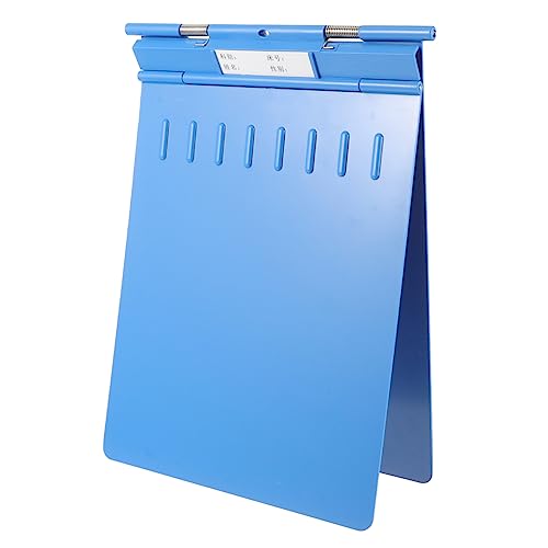 DOITOOL Krankenaktenschiene Klinisch Krankenschwester-klemmbrett Mit Stauraum Klemmbrett Mit Speicher Zwischenablage Für Den Pflegearzt Ordner Pflegeklemmbrett Blue Abs von DOITOOL