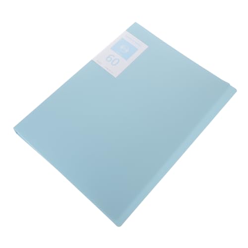 DOITOOL Mappe Dateien Schreibtisch Organizer farbig Dateiordner Organisatoren Gemälde-Aufbewahrungsordner Ordner-Organizer Poster-Aufbewahrungsordner Malordner Plastik Blue von DOITOOL