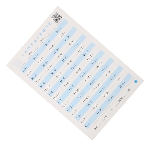 DOITOOL Matheübung Im Ersten Jahr Arithmetik-arbeitsbuch Mathe-notizblock Mathe-übungsbuch Mathe-übungsheft Arbeitsbuch Zum Lernen Von Mathematik Übungsheft Für Die Erste Klasse Papier DOITOOL Matheübung Im Ersten Jahr Arithmetik-arbeitsbuch Mathe-notizblock Mathe-übungsbuch Mathe-übungsheft Arbeitsbuch Zum Lernen Von Mathematik Übungsheft Für Die Erste Klasse Papier von DOITOOL