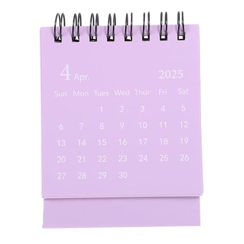 DOITOOL Mini-Tischkalender Kalender 2024 Desktop-Kalender klein mini tischkalender schreibtischkalender deko Monatskalender für den täglichen Gebrauch Kalenderschreibtisch Papier Violett DOITOOL Mini-Tischkalender Kalender 2024 Desktop-Kalender klein mini tischkalender schreibtischkalender deko Monatskalender für den täglichen Gebrauch Kalenderschreibtisch Papier Violett von DOITOOL