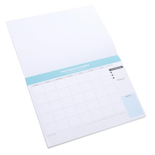 DOITOOL Monatsplan-Notizblock Monatsplaner Wochenplaner bürobedarf zeitmanagement Leichtes Notizbuch monatlich täglich Tracker Checklistenplaner für Aufgabe wöchentlich Papier Blue von DOITOOL