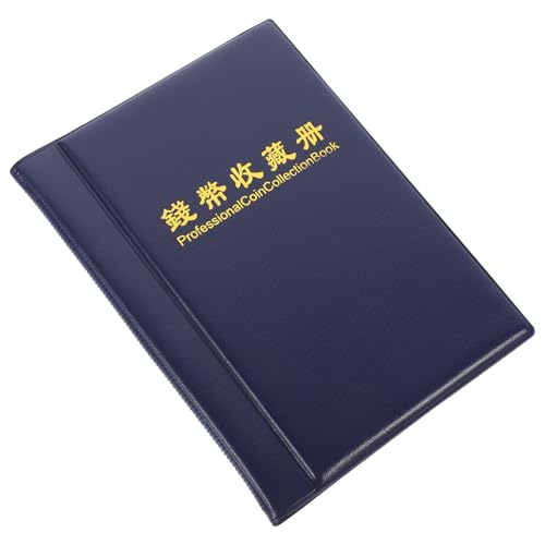 DOITOOL Münzaufbewahrung Buchsammlung Buchanzeige Buchsammlerhalter Buchsammelhalter Sammlungshalter Schutz Buchdekor Vielseitige Münztasche Praktisches Münzbuch Pvc von DOITOOL