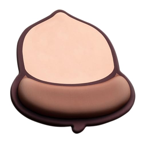 DOITOOL Nuss-Mauspad -Pad -Handgelenksunterstützung Bürodesk -Zubehör ausruhen büro Accessoires Cute Mousepad ergonomisches Handballenauflagepolster Anti-Rutsch-Mauspad Kieselgel DOITOOL Nuss-Mauspad -Pad -Handgelenksunterstützung Bürodesk -Zubehör ausruhen büro Accessoires Cute Mousepad ergonomisches Handballenauflagepolster Anti-Rutsch-Mauspad Kieselgel von DOITOOL