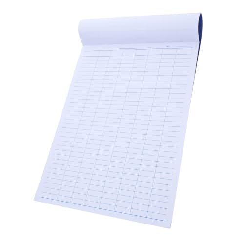 DOITOOL Organisator Von Kundennotizbüchern Weiße Notizblöcke Jubiläum Anwesenheitsbuch Protokoll Kundenbuch Für Friseure Passwort-notizbuch Kalorien-tracker Blau Papier von DOITOOL