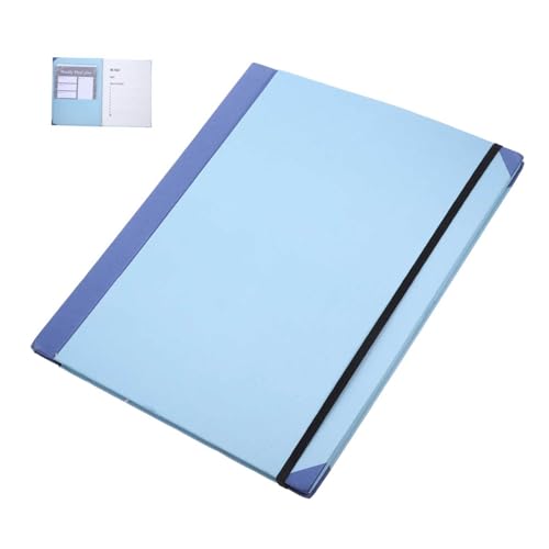 DOITOOL Orgeldokumententasche Ordner erweitern Dateiordner Ziehharmonika Organisation expandieren Datei-Organizer-Ordner Akkordeondateiorganisator Quittungsorganisator Papier Blau von DOITOOL
