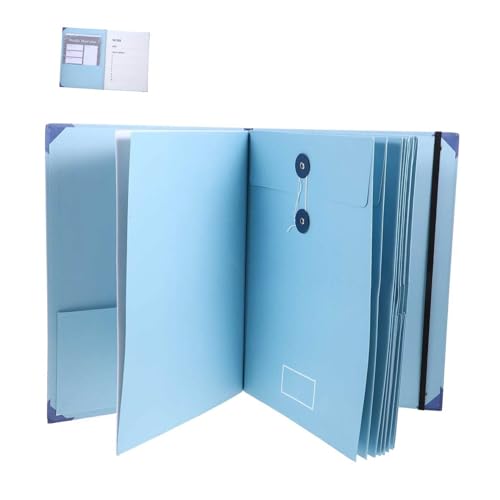 DOITOOL Orgeldokumententasche expandieren Akkordeondateiorganisator Ordner erweitern Organisation Veranstalter Aufbewahrungstasche für Dokumente Organizer für Office-Dokumente Papier Blau DOITOOL Orgeldokumententasche expandieren Akkordeondateiorganisator Ordner erweitern Organisation Veranstalter Aufbewahrungstasche für Dokumente Organizer für Office-Dokumente Papier Blau von DOITOOL