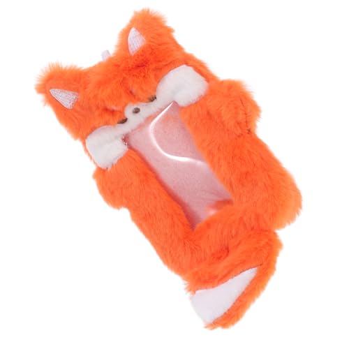 DOITOOL Plüsch-Kartenhalter Plüsch Schlüsselanhänger Cartoon-Fotokartenhalter Zubehör für Rucksack-Schlüsselanhänger Plüsch-Fotokartenhalter Mini-Fotoalbum als Schlüsselanhänger Orange DOITOOL Plüsch-Kartenhalter Plüsch Schlüsselanhänger Cartoon-Fotokartenhalter Zubehör für Rucksack-Schlüsselanhänger Plüsch-Fotokartenhalter Mini-Fotoalbum als Schlüsselanhänger Orange von DOITOOL