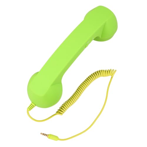 DOITOOL Retro -Mikrofon kabelgebundenes Mobilteil Handy Hörer Kunststoff-Hörer Retro-Handy universeller Telefonhörer Vintage-Mobilteil Abs Light Green DOITOOL Retro -Mikrofon kabelgebundenes Mobilteil Handy Hörer Kunststoff-Hörer Retro-Handy universeller Telefonhörer Vintage-Mobilteil Abs Light Green von DOITOOL