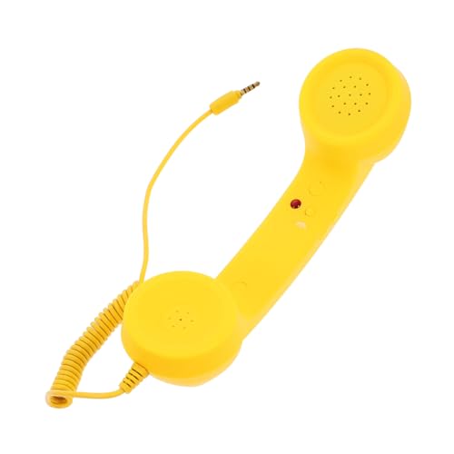 DOITOOL Retro -mikrofon Telefonkopfhörer Für Bürotelefone Retro-Handy Festnetz -Telefon -Requisite Festnetztelefone Für Zuhause Retro Vintage-mobilteil Telefonhörer Handy Hörer Gelb Abs DOITOOL Retro -mikrofon Telefonkopfhörer Für Bürotelefone Retro-Handy Festnetz -Telefon -Requisite Festnetztelefone Für Zuhause Retro Vintage-mobilteil Telefonhörer Handy Hörer Gelb Abs von DOITOOL