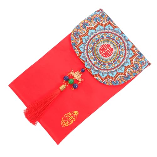 DOITOOL Rote Umschlagtasche Briefumschläge Kleines Rotes Päckchen Chinesisches Paket Rote Umschläge Chinesisch Roter Umschlag Traditionelle Geldumschläge Rotes Umschlagfest Geldpaket Stoff DOITOOL Rote Umschlagtasche Briefumschläge Kleines Rotes Päckchen Chinesisches Paket Rote Umschläge Chinesisch Roter Umschlag Traditionelle Geldumschläge Rotes Umschlagfest Geldpaket Stoff von DOITOOL