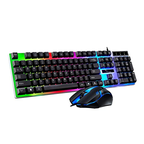 DOITOOL Satz Kabeltastatur und Maussatz Tastatur verkabelt kabelgebundene Gaming-Tastatur Gaming -Tastatur kabelgebundene Tastaturmaus Klaviatur Computer- -Tastatur Tastatur Black DOITOOL Satz Kabeltastatur und Maussatz Tastatur verkabelt kabelgebundene Gaming-Tastatur Gaming -Tastatur kabelgebundene Tastaturmaus Klaviatur Computer- -Tastatur Tastatur Black von DOITOOL