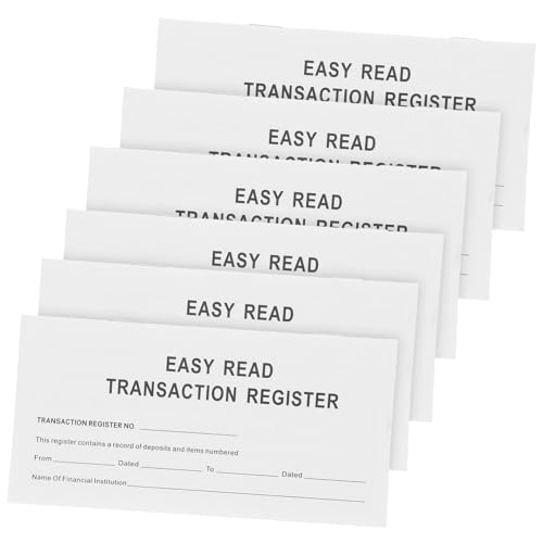DOITOOL Scheckbuch Buchhaltung für kleine Unternehmen Notizbuch der Finanzorganisation Spesenbuch Buchhaltungsbuch Buchführungsbuch großes Scheckregister Geschäftsbuch Papier Weiß DOITOOL Scheckbuch Buchhaltung für kleine Unternehmen Notizbuch der Finanzorganisation Spesenbuch Buchhaltungsbuch Buchführungsbuch großes Scheckregister Geschäftsbuch Papier Weiß von DOITOOL