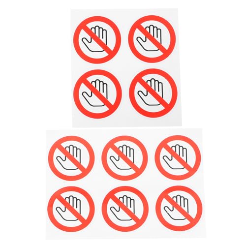 DOITOOL Schild „Nicht Berühren“: 10 Stück 2 5 Cm Warnaufkleber Selbstklebend Abziehen Und Aufkleben Vinyl-Aufkleber Für Werkzeugkästen Gefährliche Ausrüstung DOITOOL Schild „Nicht Berühren“: 10 Stück 2 5 Cm Warnaufkleber Selbstklebend Abziehen Und Aufkleben Vinyl-Aufkleber Für Werkzeugkästen Gefährliche Ausrüstung von DOITOOL