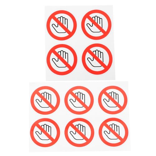 DOITOOL Schild „Nicht Berühren“: 10 Stück 5 Cm Warnaufkleber Selbstklebend Abziehen Und Aufkleben Vinyl-Aufkleber Für Werkzeugkasten Gefährliche Ausrüstung DOITOOL Schild „Nicht Berühren“: 10 Stück 5 Cm Warnaufkleber Selbstklebend Abziehen Und Aufkleben Vinyl-Aufkleber Für Werkzeugkasten Gefährliche Ausrüstung von DOITOOL