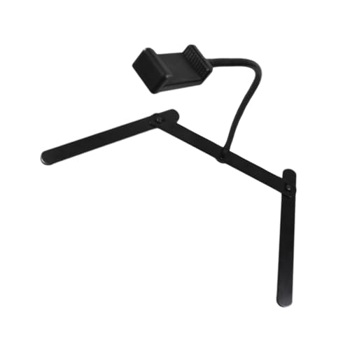 DOITOOL Telefon-Remake-Stand Stativ Handyständer Overhead-telefonhalterung Stehen Für Live-Streaming Handy-halshalter Klein Selfiestick Für Black Metall DOITOOL Telefon-Remake-Stand Stativ Handyständer Overhead-telefonhalterung Stehen Für Live-Streaming Handy-halshalter Klein Selfiestick Für Black Metall von DOITOOL
