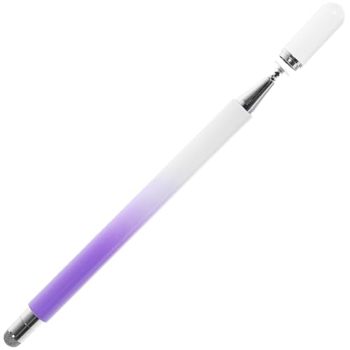 DOITOOL Telefone Kapazitiver Stift Tablette Griff Wieder Auffüllbar Berühren Handy, Mobiltelefon Telefonhalter Schreibtisch Tragbar Kugelschreiber Mit Stylus-Spitze Metall Violett von DOITOOL