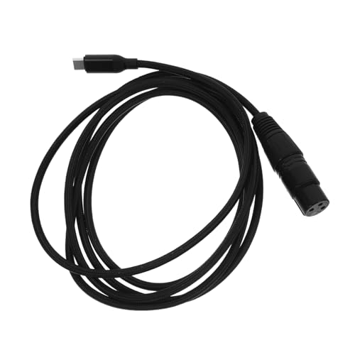 DOITOOL Typ-C zum XLR-Audiokabel Wohnung Aux Audio- männlich Mikrofonkabel für aufgerollt Typ-C-auf-XLR-Kabel Mikrofon-Verbindungskabel langes Verbindungskabel Nylon Black DOITOOL Typ-C zum XLR-Audiokabel Wohnung Aux Audio- männlich Mikrofonkabel für aufgerollt Typ-C-auf-XLR-Kabel Mikrofon-Verbindungskabel langes Verbindungskabel Nylon Black von DOITOOL
