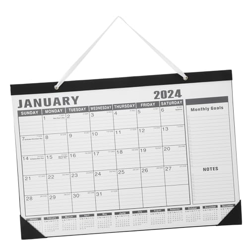 DOITOOL Wandkalender Hinweis Auf Hängenden Kalender Home-office-schule Groß Kalender 2024 Monatlich Stabiler Hängekalender Retro Büro-hängekalender Tageskalender Papier DOITOOL Wandkalender Hinweis Auf Hängenden Kalender Home-office-schule Groß Kalender 2024 Monatlich Stabiler Hängekalender Retro Büro-hängekalender Tageskalender Papier von DOITOOL