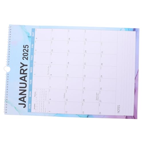 DOITOOL Wandkalender Spiralbindung Hängender Planungswandkalender Monatskalender Mit Notizblock Design Für Büro Und Zuhause Und Praktisch Als von DOITOOL