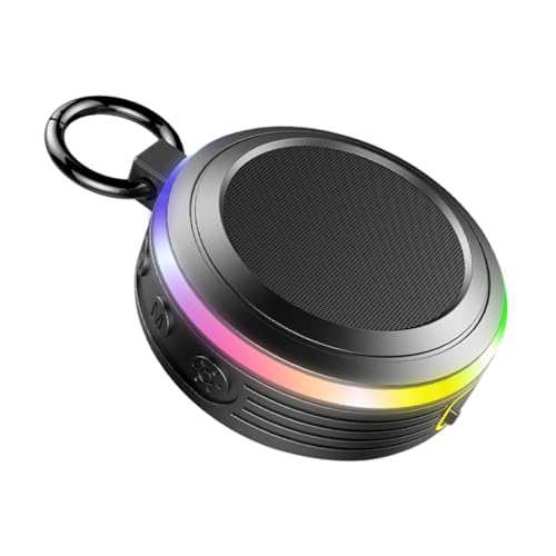 DOITOOL Wasserdichter -Lautsprecher drahtlos tragbar kabelloser Lautsprecher Stereo-Sound-Lautsprecher Duschlautsprecher Lautsprecher für die Party Kieselgel Black DOITOOL Wasserdichter -Lautsprecher drahtlos tragbar kabelloser Lautsprecher Stereo-Sound-Lautsprecher Duschlautsprecher Lautsprecher für die Party Kieselgel Black von DOITOOL