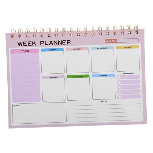 DOITOOL Wochenplaner Notizblock Notizbücher Tagesplaner Großer Wochenplaner Wochenkalender Block Journal Planer Tagesnotizbuch Arbeitsplaner To Do Block Planer Notizbuch Rosa Papier DOITOOL Wochenplaner Notizblock Notizbücher Tagesplaner Großer Wochenplaner Wochenkalender Block Journal Planer Tagesnotizbuch Arbeitsplaner To Do Block Planer Notizbuch Rosa Papier von DOITOOL