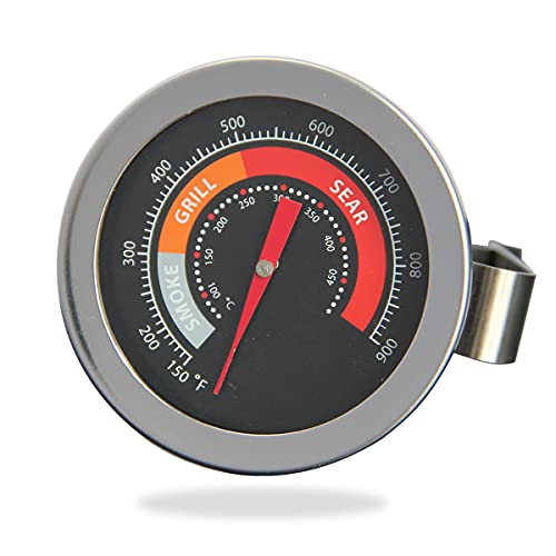 DOLAMOTY 5,1 cm Thermometer-Ersatz für Big Green Egg, BGE Temperaturanzeige für Big Green Egg, Grillkuppel, Char-Griller Kamado, Edelstahl, 65,6–482,2 °C, mit beschlagfreier Glaslinse DOLAMOTY 5,1 cm Thermometer-Ersatz für Big Green Egg, BGE Temperaturanzeige für Big Green Egg, Grillkuppel, Char-Griller Kamado, Edelstahl, 65,6–482,2 °C, mit beschlagfreier Glaslinse von DOLAMOTY