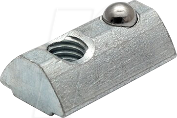 P40 NUS-ST-N8-M5 - Nutenstein M5 mit Steg I-Typ Nut 8 von DOLD MECHATRONIK