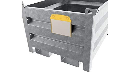 Magnetische Sichttasche DIN A5 quer rot RAL 3020 | VPA 10 Stück von DOLD Mechatronik