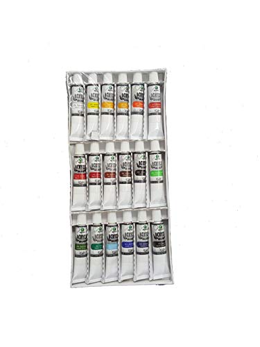 Dom E1338 Tempera Behälter 18 Rohre, 12 ml, Farben sortiert Dom E1338 Tempera Behälter 18 Rohre, 12 ml, Farben sortiert von DOM
