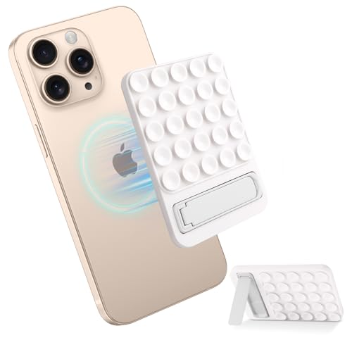 DOMAVER Handy Saugnapf Halterung,Magnetisch Handyhalterung mit Mag-Safe,Handy Ständer kompatibel mit iPhone16 15 14 13 12 Series und Magnetiche Hülle,für Dusche,TikTok Ersteller,Videos,Selfies, Weiß DOMAVER Handy Saugnapf Halterung,Magnetisch Handyhalterung mit Mag-Safe,Handy Ständer kompatibel mit iPhone16 15 14 13 12 Series und Magnetiche Hülle,für Dusche,TikTok Ersteller,Videos,Selfies, Weiß von DOMAVER