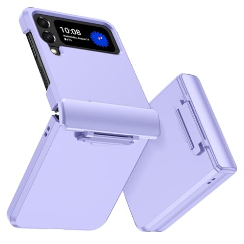 DOMAVER Schutzhülle für Samsung Z Flip 3/Flip 4, Scharnierschutz, matt, Schutzhülle aus Silikon, für Samsung Z Flip 3, Hartschale, Anti-Vergilbung, PC, Schutzhülle für Samsung Z Flip3/Flip4, von DOMAVER