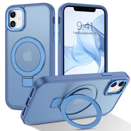 DOMAVER Schutzhülle für iPhone 12 Mini, magnetisch, kompatibel mit mag-safe, Standhalterung, stoßfest, matt, Anti-Vergilbung, hart, schlank, mattiert, matte Handyhüllen für iPhone 12 Mini 5,4 Zoll DOMAVER Schutzhülle für iPhone 12 Mini, magnetisch, kompatibel mit mag-safe, Standhalterung, stoßfest, matt, Anti-Vergilbung, hart, schlank, mattiert, matte Handyhüllen für iPhone 12 Mini 5,4 Zoll von DOMAVER