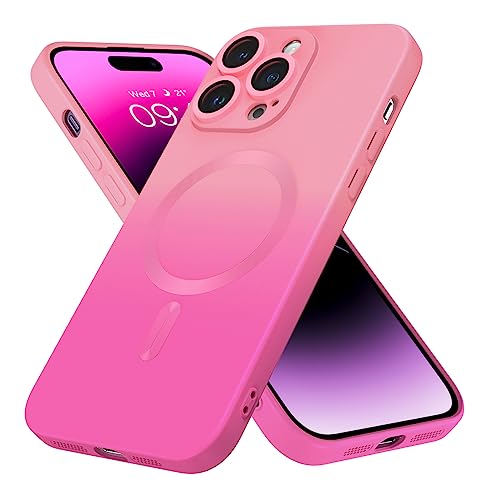 DOMAVER Hülle für iPhone 14 Pro Max Kompatibel mit MagSafe, Handyhülle iPhone 14 Pro Max 6.7''Case, Dünn Stoßfest Magnetisch Schutzhülle für Mädchen und Frauen,Damen - Farbverlauf Rosa DOMAVER Hülle für iPhone 14 Pro Max Kompatibel mit MagSafe, Handyhülle iPhone 14 Pro Max 6.7''Case, Dünn Stoßfest Magnetisch Schutzhülle für Mädchen und Frauen,Damen - Farbverlauf Rosa von DOMAVER