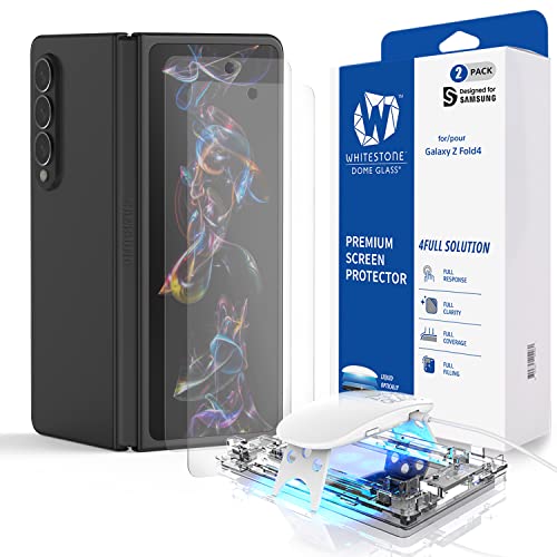 Dome Glass Whitestone Displayschutzfolie für Samsung Galaxy Z Fold 4 2022, Handy-Bildschirmschutz aus gehärtetem Glas – 2 Stück Dome Glass Whitestone Displayschutzfolie für Samsung Galaxy Z Fold 4 2022, Handy-Bildschirmschutz aus gehärtetem Glas – 2 Stück von DOME GLASS