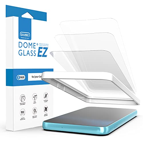 Dome Glas Whitestone EZ Fit Screen Protector Compatible with Samsung Galaxy S23 Plus, Pack of 3, Scratch-Resistant, Crystal Clear, 9H Hardness Film von DOME GLASS