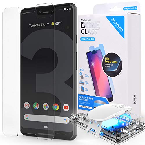 Dome Glass Pixel 3 XL Panzerglas Displayschutzfolie für Google Pixel 3XL, Panzerglasfolie [Flüssigdispergiertechnik] 9H Härte, Anti-Kratzen, Anti-Öl, Anti-Bläschen, Einfaches Installationskit von DOME GLASS