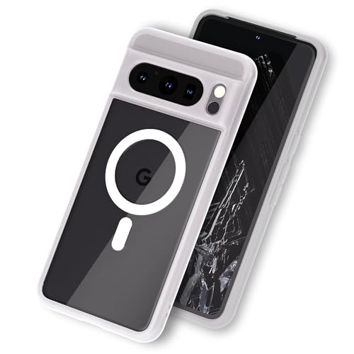 Whitestone Scope-Hülle für Pixel 8 Pro Premium-TPU-Luftstoßstangenschutz mit schlanker und ultimativer Passform. Telefonabdeckung für Pixel 8 Pro, kompatibel mit kabellosem Magsafe-Laden – Klarweiß Whitestone Scope-Hülle für Pixel 8 Pro Premium-TPU-Luftstoßstangenschutz mit schlanker und ultimativer Passform. Telefonabdeckung für Pixel 8 Pro, kompatibel mit kabellosem Magsafe-Laden – Klarweiß von DOME GLASS