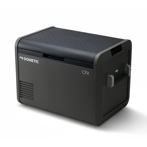 DOMETIC CFX5 55 - Tragbare Kompressor Kühlbox 55L - 12/24V 240V - Elektrische Kühlbox, Gefrierbox Auto - Mini-Kühlschrank für Lkw, Boot, Reisemobil von DOMETIC