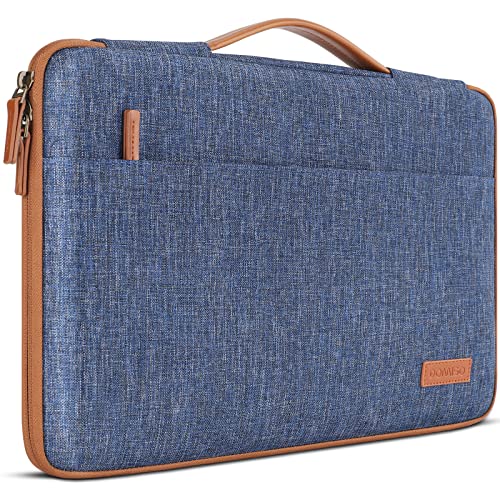 DOMISO 12.5 Zoll Wasserdicht Laptop Tasche Sleeve Case Notebook Hülle Schutzhülle für 13" MacBook Pro Retina/13 MacBook Air Retina 2018/12.9" iPad Pro 2016 2017/13.5" Surface Laptop 2,Blau von DOMISO