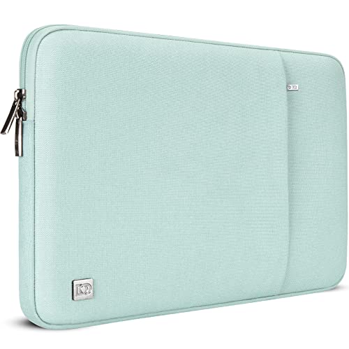 DOMISO 12.5 Zoll Wasserdicht Laptop Tasche Sleeve Case Notebook Hülle Schutzhülle für 13" MacBook Pro Retina/13 MacBook Air Retina 2018/12.9" iPad Pro 2016 2017/13.5" Surface Laptop 2,Minzgrün von DOMISO