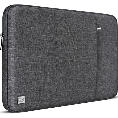 DOMISO 13.3 Zoll Wasserdicht Laptop Sleeve Laptophülle Notebook Hülle Tasche für 13" MacBook Air/13.3" Samsung Notebook 9 Pro/ 13.5" Surface Book 2/HP EliteBook 840 G5/Huawei MateBook D, Dunkelgrau von DOMISO