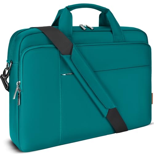 DOMISO 14 Zoll Laptop Tasche Aktentasche Schultertasche Wasserdicht Notebooktasche für 14" Lenovo IdeaPad Yoga 710 ThinkPad A475/Aspire 1 Swift 3/HP Stream 14 Pavilion 14/Dell/Asus,Teal von DOMISO