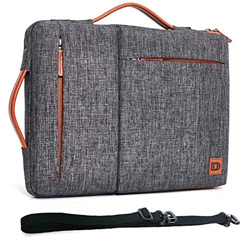 DOMISO 14 Zoll Wasserdicht Laptop Tasche Sleeve Case Notebook Hülle Schutzhülle für 14" Lenovo ThinkPad X1 Carbon/ThinkPad A475 L480 T490s/HP ProBook 640 645/Dell Latitude 5490 7490,Dunkelgrau von DOMISO