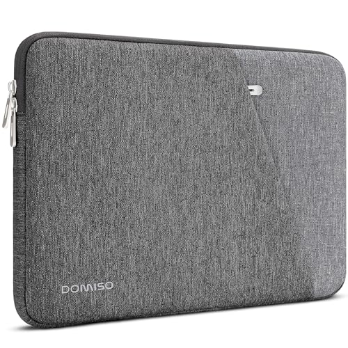 DOMISO 15-15,6 Zoll Wasserdicht Laptop Tasche Tablet Hülle Laptop Sleeve Schutzhülle für 15.6" Lenovo IdeaPad ThinkPad/HP Spectre x360 Pavilion 15 Envy 15 / Dell XPS 15 / Asus, Grau 1 von DOMISO