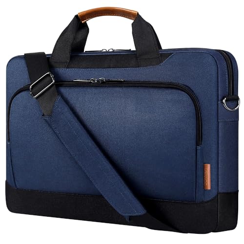 DOMISO 15-15.6 Zoll Laptop Schutzhülle Aktentasche Computer Tasche Kompatibel mit Lenovo 15.6'' Ideapad 330/16" MacBook Pro/HP EliteBook 850 G3/Envy x360 15/Latitude 3580/Acer Chromebook/Asus,Blau von DOMISO