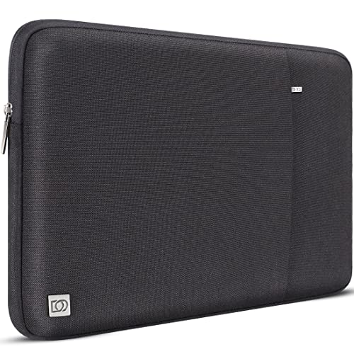 DOMISO 15.6 Zoll Wasserdicht Laptop Sleeve Case Notebook Hülle Schutzhülle Tasche Laptoptasche für 15.6" HP 15/ThinkPad E575 T580/Lenovo IdeaPad S510/ASUS ROG Zephyrus S (GX531), Schwarz von DOMISO