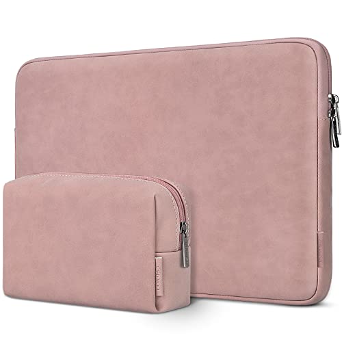 DOMISO 15.6 Zoll Wasserdicht Laptop Tasche Sleeve Case Notebook Hülle Schutzhülle für Yoga 720 IdeaPad S510 320/HP Envy Pavilion/ThinkPad T570 E575/Dell XPS 15,Rosa von DOMISO