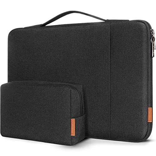 DOMISO 16 Zoll Laptop Tasche Hülle Notebook Case Schutzhülle Wasserdicht Laptophülle Stoßfest Laptop Sleeve für 16" Dell/HP Pavilion Envy/ThinkPad IdeaPad/ASUS Vivobook,Schwarz von DOMISO